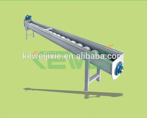 Large capacity screw conveyor/blueberry sorting machine